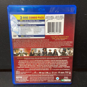 Pirates of the Caribbean At World's End 3-Disc Blu-Ray, DVD, & Bonus Disc-Movie