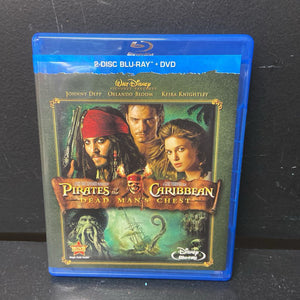 Pirates of the Caribbean Dead Man's Chest 3-Disc Blu-Ray, DVD, & Bonus Disc-Movie