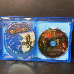 Pirates of the Caribbean Dead Man's Chest 3-Disc Blu-Ray, DVD, & Bonus Disc-Movie