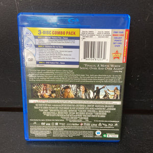 Pirates of the Caribbean Dead Man's Chest 3-Disc Blu-Ray, DVD, & Bonus Disc-Movie