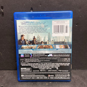 Maze Runner the Death Cure 2-Disc Blu-Ray & DVD-Movie