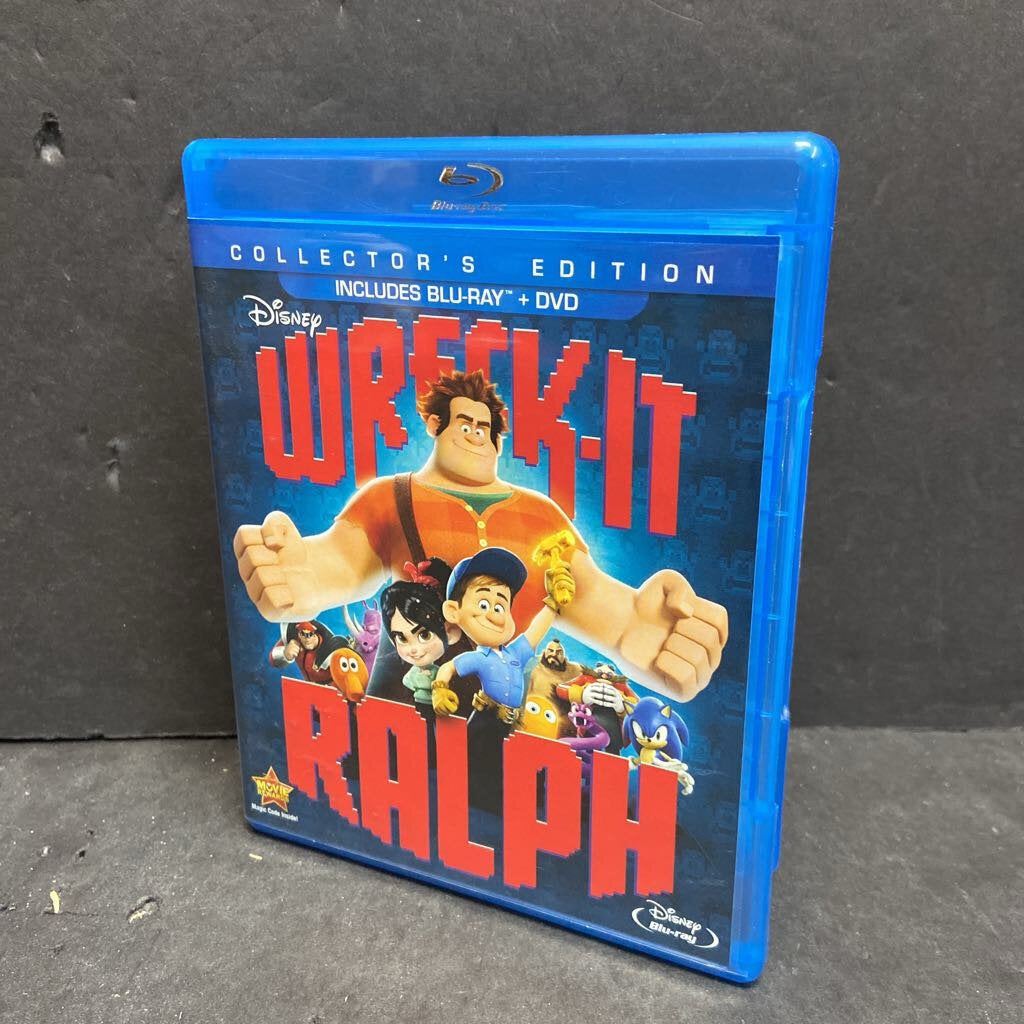Wreck-It Ralph 2-Disc Blu-Ray & DVD-Movie