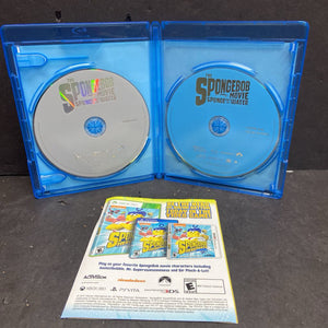 The Spongebob Movie Sponge out of Water 2-Disc Blu-Ray & DVD-Movie