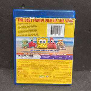 The Spongebob Movie Sponge out of Water 2-Disc Blu-Ray & DVD-Movie