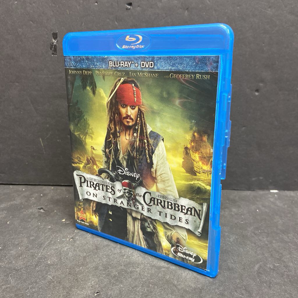 Pirates of the Caribbean On Stranger Tides 2-Disc Blu-Ray & DVD-Movie