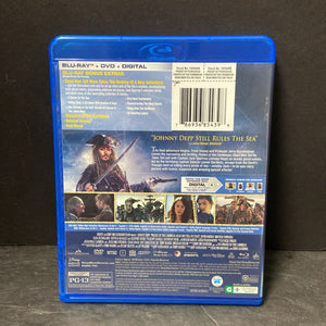 Pirates of the Caribbean Dead Men Tell No Tales 2-Disc Blu-Ray & DVD-Movie