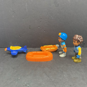 5pc Vehicles & Figures Set