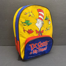 Load image into Gallery viewer, Dr. Seuss &amp; His Friends Mini Backpack Bag 1997 Vintage Collectible

