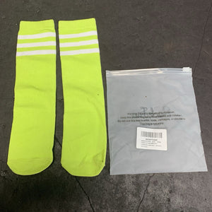 Girls Striped Knee High Socks (NEW) (Sock Fun)