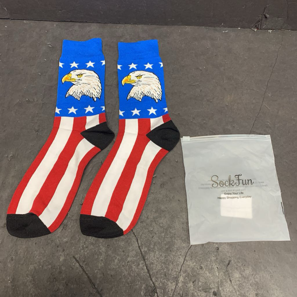 Boys USA Socks (NEW) (Sock Fun)