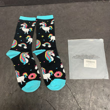 Load image into Gallery viewer, Girls Unicorn Socks (NEW) (Sock Fun)
