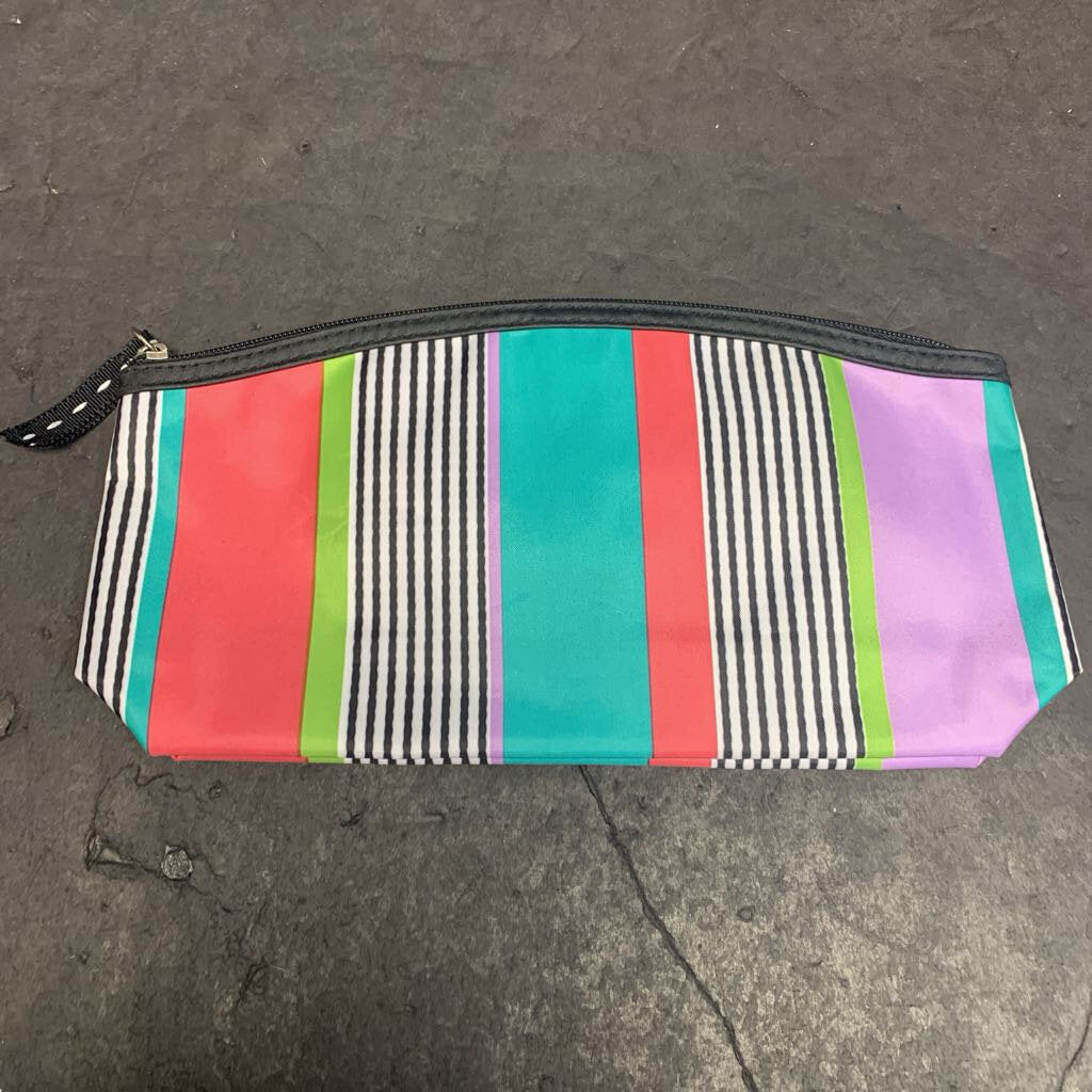 Striped Pouch Bag