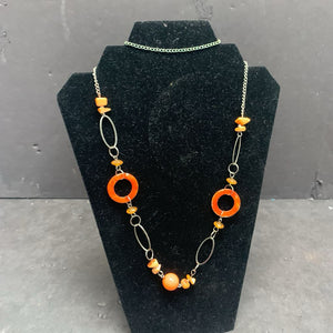 Beaded Ring Necklace