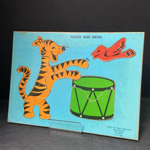 Load image into Gallery viewer, 10pc Wooden Tigger Inlay Puzzle

