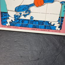 Load image into Gallery viewer, 12pc Wooden Sesame Street Ernie Puzzle 1979 Vintage Collectible
