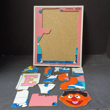 Load image into Gallery viewer, 12pc Wooden Sesame Street Ernie Puzzle 1979 Vintage Collectible
