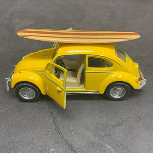 1967 Volkswagen Classical Beetle Diecast Car w/Surfboard