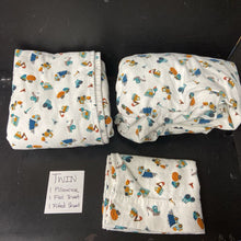 Load image into Gallery viewer, Construction Flat Sheet, Fitted Sheet, &amp; Pillowcase Set
