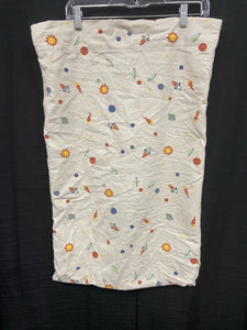 Space Flat Sheet, Fitted Sheet, & Pillowcase Set