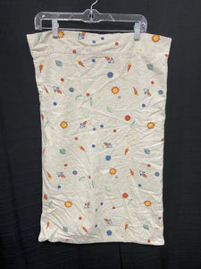 Space Flat Sheet, Fitted Sheet, & Pillowcase Set