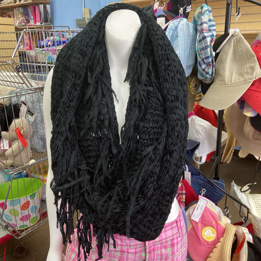 Girls Fringe Infinity Scarf