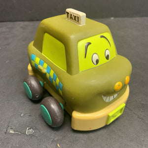 Pull Back Soft Taxi Car