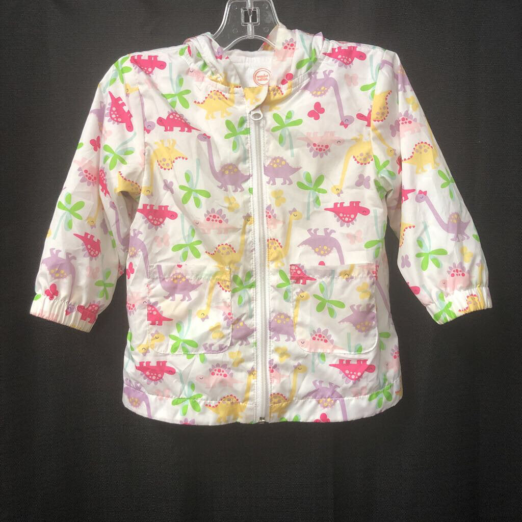 Girls Dinosaur Rain Jacket
