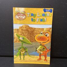 Load image into Gallery viewer, Tiny Learns To Fish! (Jim Henson's Dinosaur Train Level 1) -character reader paperback
