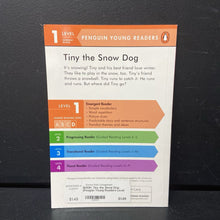 Load image into Gallery viewer, Tiny the Snow Dog (Penguin Young Readers Level 1) (Cari Meister) (Season: Winter) (Weather: Snow)-reader paperback
