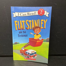 Load image into Gallery viewer, Flat Stanley and the Firehouse (I Can Read Level 2) (Lori Haskins Houran &amp; Jeff Brown) -character reader paperback
