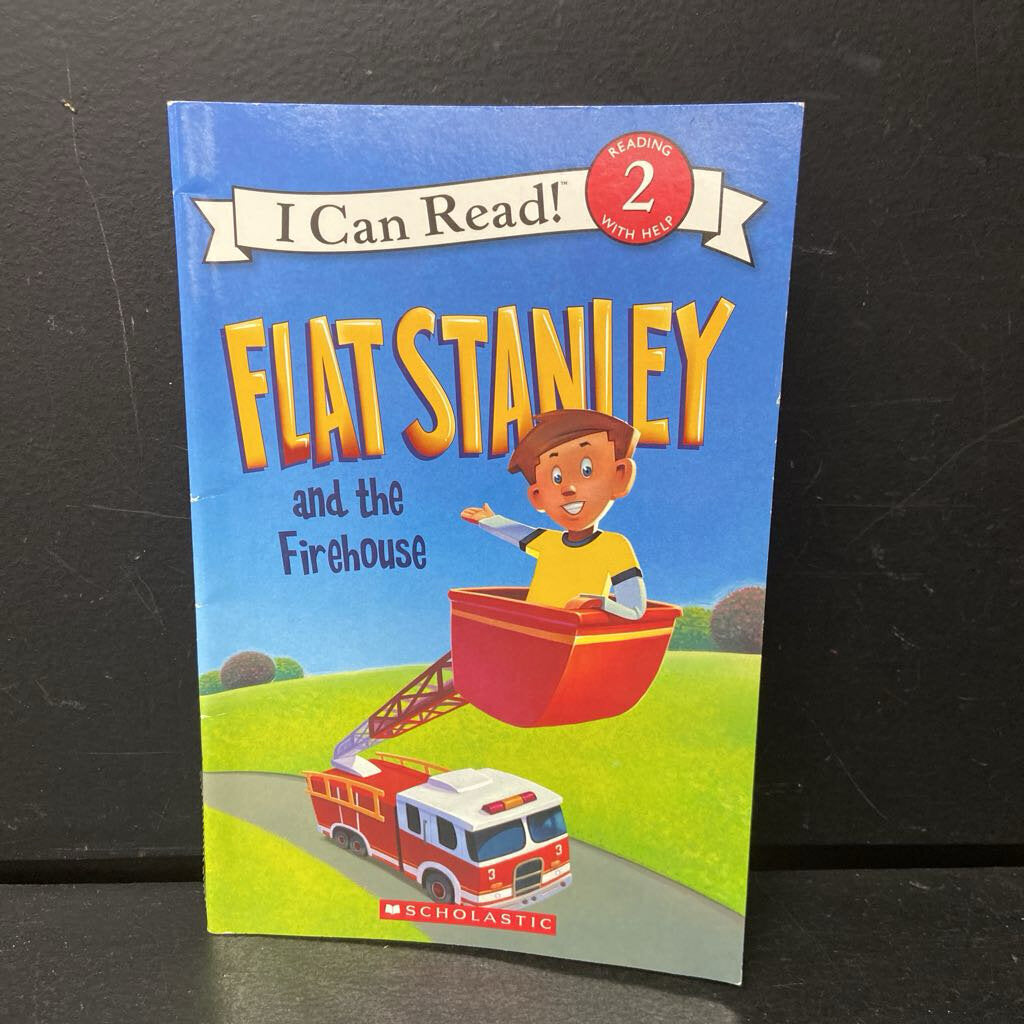 Flat Stanley and the Firehouse (I Can Read Level 2) (Lori Haskins Houran & Jeff Brown) -character reader paperback