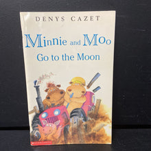 Load image into Gallery viewer, Minnie and Moo Go to the Moon (Denys Cazet) (Scholastic) -character reader paperback
