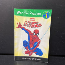 Load image into Gallery viewer, This is Spider-Man (Marvel: The Amazing Spider-Man) (World of Reading Level 1) (Thomas Macri) -character reader paperback
