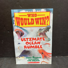 Load image into Gallery viewer, Ultimate Ocean Rumble (Who Would Win?) (Jerry Pallotta) -educational reader paperback
