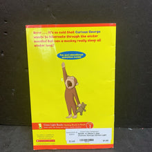 Load image into Gallery viewer, A Winter's Nap (Curious George) (Green Light Reader Level 1) (Marcy Goldberg Sacks &amp; Priya Giri Desai) (Season: Winter) -character reader paperback
