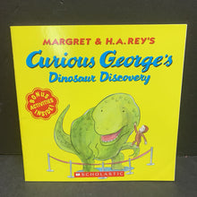 Load image into Gallery viewer, Curious George&#39;s Dinosaur Discovery (Margret &amp; H.A. Rey) -character educational paperback
