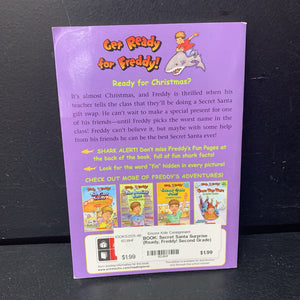 Secret Santa Surprise (Ready, Freddy! Second Grade) (Abby Klein) (Season: Winter, Holiday: Christmas) -series paperback