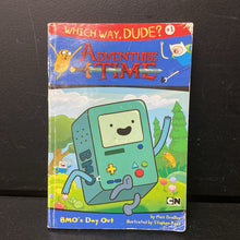 Load image into Gallery viewer, BMO&#39;s Day Out (Adventure Time Which Way, Dude?) (Max Brallier) -character activity series paperback
