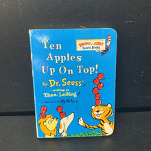 Load image into Gallery viewer, Ten Apples Up On Top! (Theo. LeSieg) -dr. seuss board
