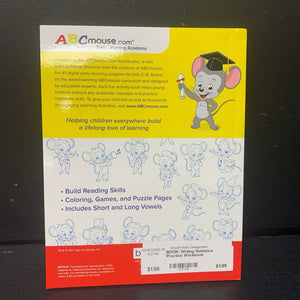 Writing Sentence Practice Workbook (ABCmouse.com) -workbook paperback