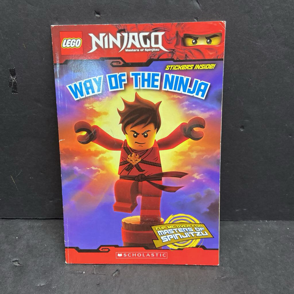 Way of the Ninja / Masters of Spinjitzu (LEGO Ninjago) (Tracey West) -character paperback