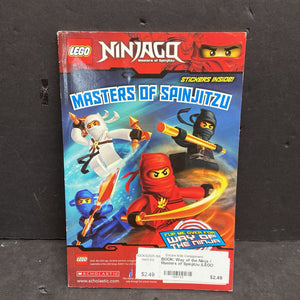 Way of the Ninja / Masters of Spinjitzu (LEGO Ninjago) (Tracey West) -character paperback