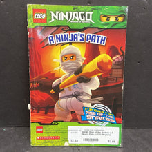 Load image into Gallery viewer, Rise of the Snakes / A Ninja&#39;s Path (LEGO Ninjago) (Tracey West) -character paperback
