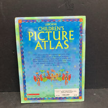 Load image into Gallery viewer, Children&#39;s Picture Atlas (Usborne) -educational paperback
