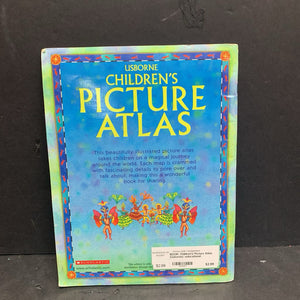 Children's Picture Atlas (Usborne) -educational paperback