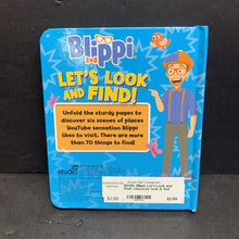 Load image into Gallery viewer, Blippi: Let&#39;s Look and Find! -character look &amp; find board
