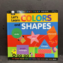 Load image into Gallery viewer, Let&#39;s Learn Colors and Shapes (Lift-The-Flap) (Sami) (Math) -educational hardcover
