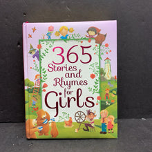 Load image into Gallery viewer, 365 Stories &amp; Rhymes for Girls (Bedtime Story) -hardcover
