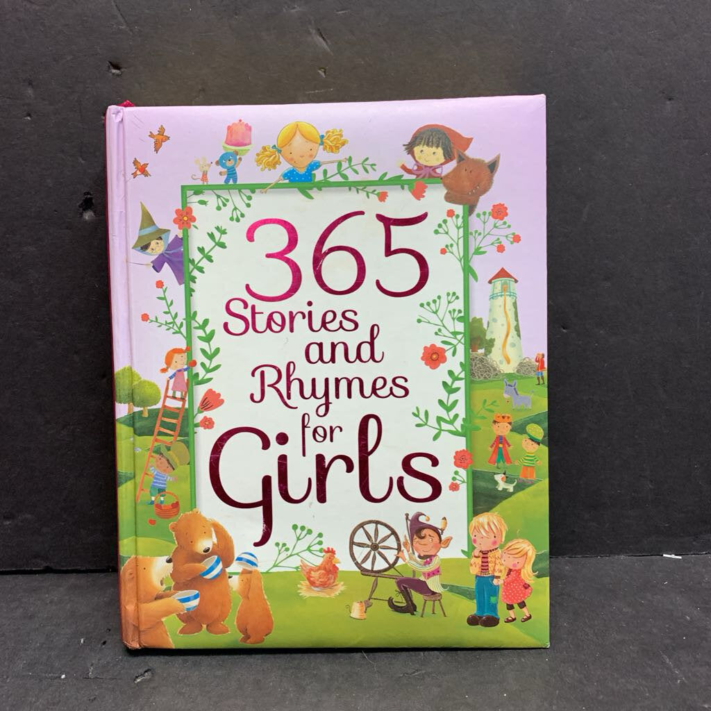 365 Stories & Rhymes for Girls (Bedtime Story) -hardcover