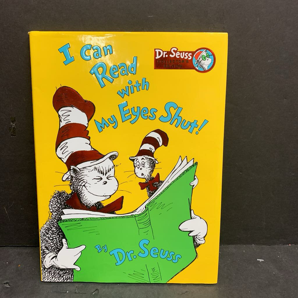 I Can Read With My Eyes Shut (Dr. Seuss) -dr seuss hardcover